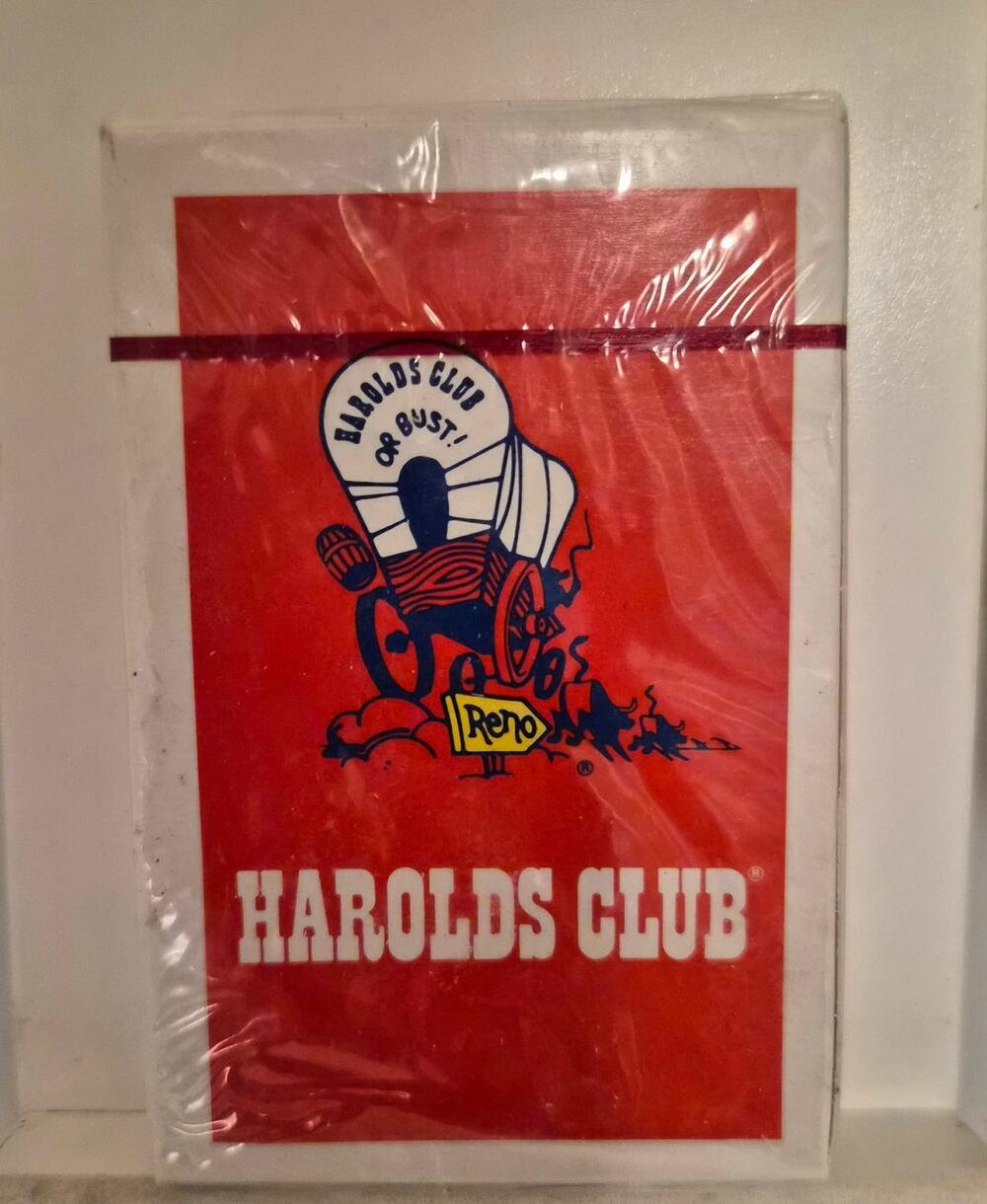 Vintage Harolds Club Playing Cards Unopened.